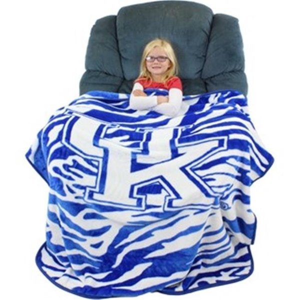 College Covers Collegecovers KENTHSM Kentucky Wildcats Raschel Throw Blanket - 50 x 60 KENTHSM